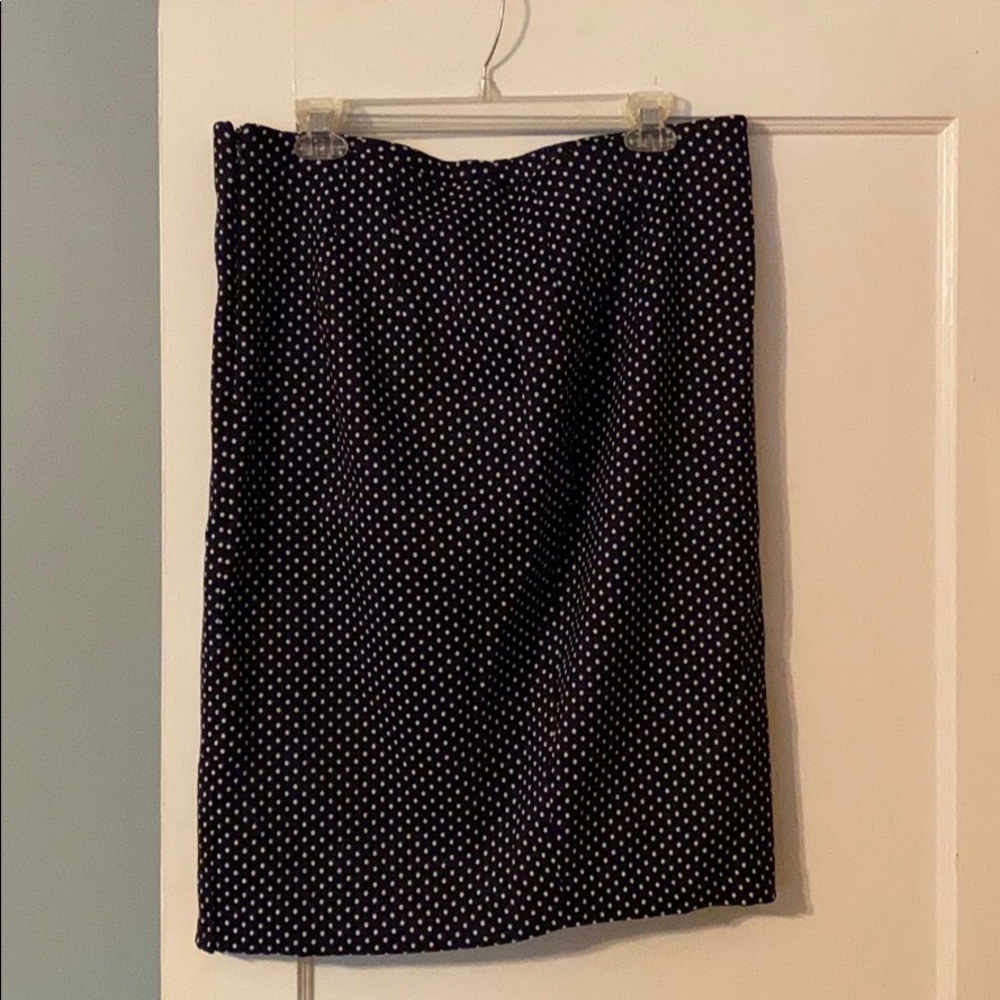 Lane Bryant Polka Dot Pencil Skirt